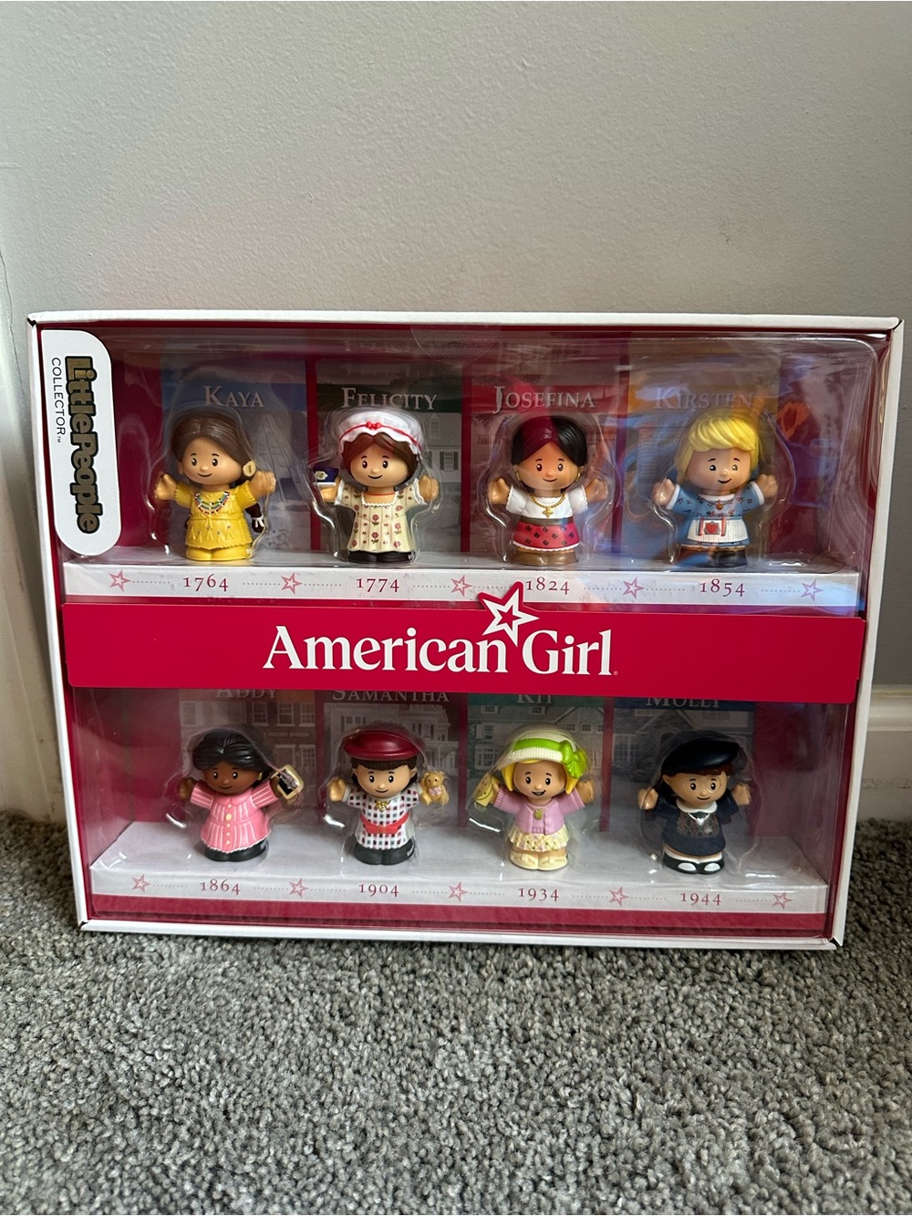 Nwt Little people collector American girl doll little people fisher price